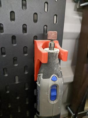 Ikea pegboard dremel holder