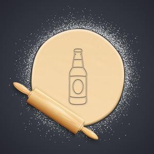 Beer Bottle Cookie Cutter, Biscuit Cutter