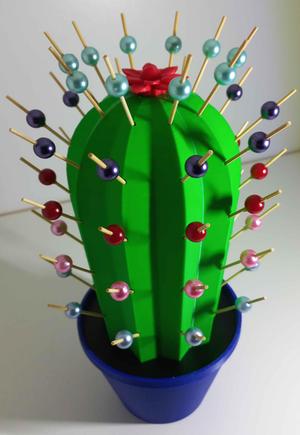 Improved Cactus Toothpick Holder (fusion360)
