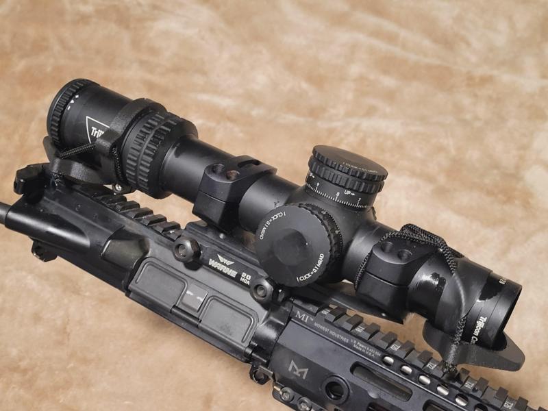 Shockcord Scope Caps for Trijicon Credo 1-8 LVPO