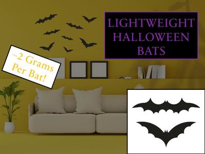 Lightweight Halloween Wall Bats
