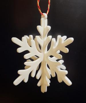 Snowflake 01 for Christmas Tree decoration - 10 cm
