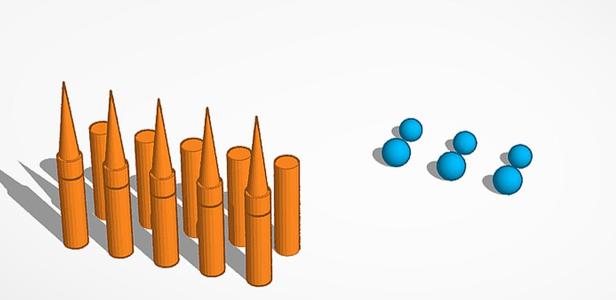 Śrut 4,5mm kulka ostry
