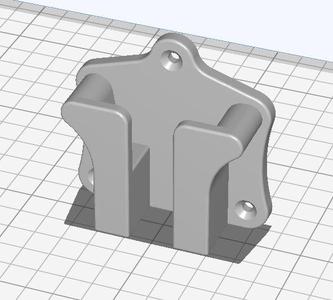 Holder for Vernier Caliper with Thumb Wheel - No Support Vertical Print