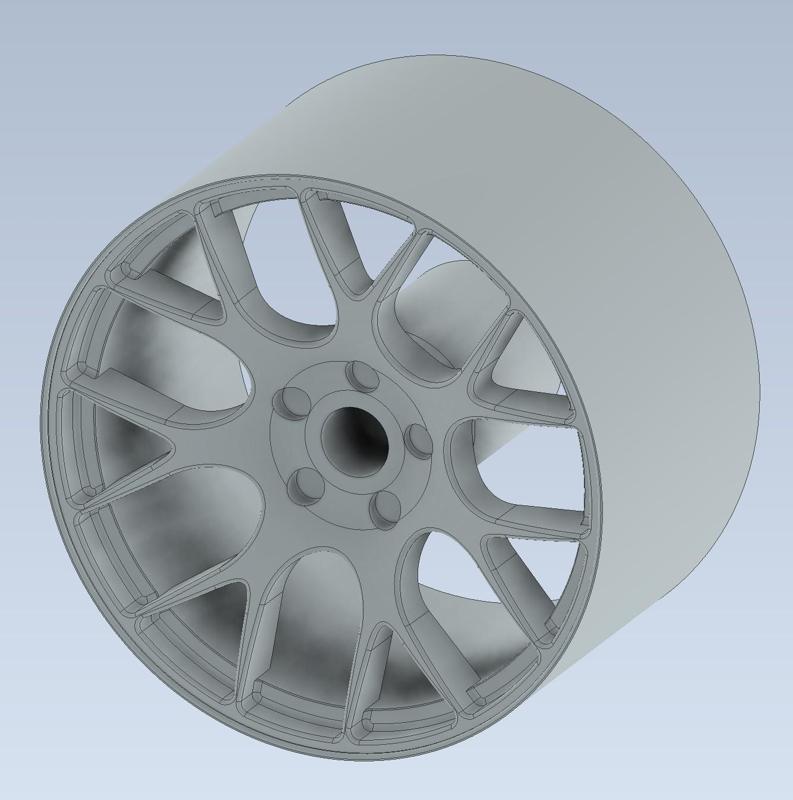 BBS CH inspired Hot Wheels rim
