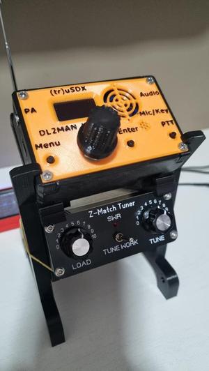 (tr)uSDX and Z-match tuner stand