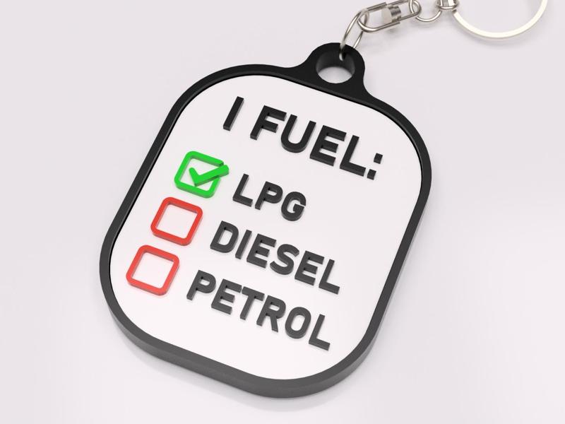 I Fuel LPG Keychain