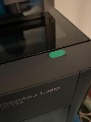 dust plug for p1p p1s bambulab