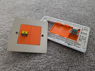 Euro Module (Single / Double) Faceplate