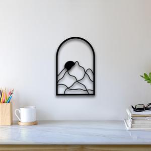 Abstract Mountain Wall Art