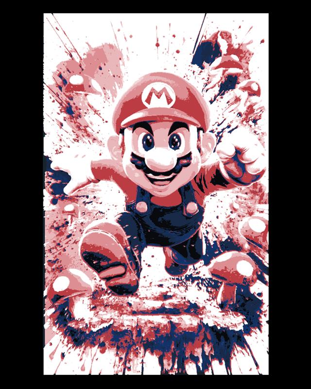 Fan Art fun depiction of Super Mario Art for the Wall - Hueforge