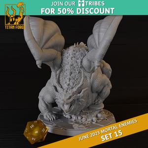 Chunky Dragon - RPG Monster DnD 5e - Mortal Enemies Set 15