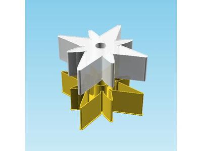 Shuriken 0045, nestable box (v2)