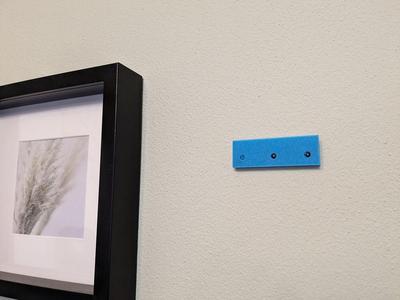 Ikea picture frame wall mount (french cleat)