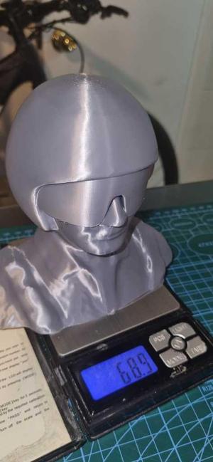 Modern Pilot Bust with glasses