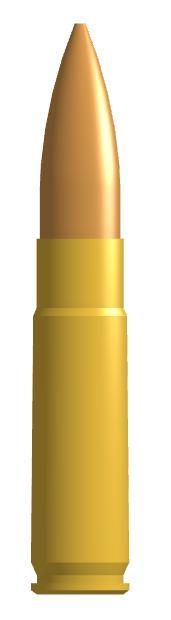 300 BLK, 300 Blackout Dummy Round (7.62x35)