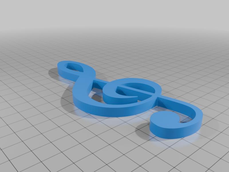 treble clef music note