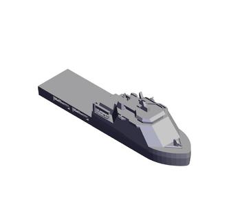 1/700 Scale Daman Enforcer 120 m LPD.stl