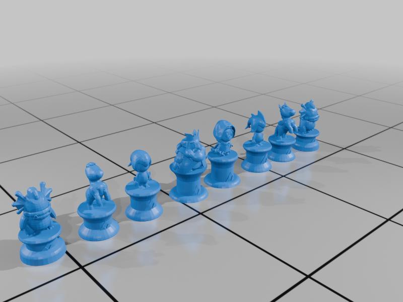 Zelda Echoes of Wisdom Chess (White)