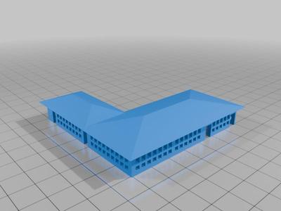 Small tropical building