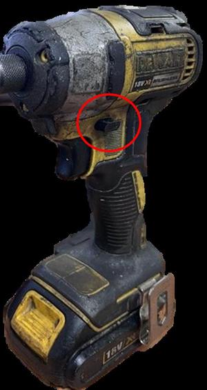 N399342 Forward and Reverse Bar for Dewalt Drill