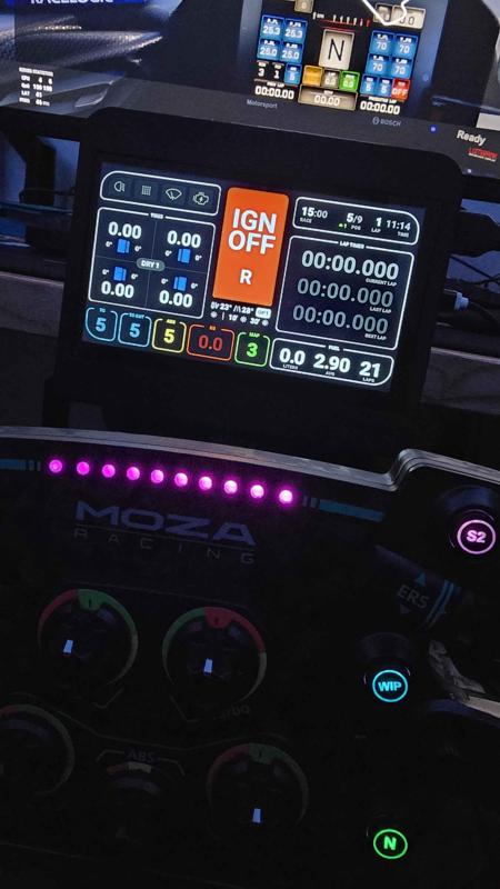 7-Inch Sim Racing Dashboard
