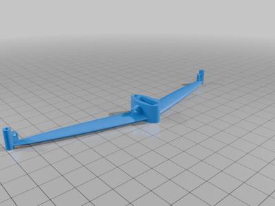 Model sailboat complete mast and boom