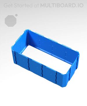 4x2x1.5 - Full Multipoint Rail - Standard Click-In Multibin Shell Extension