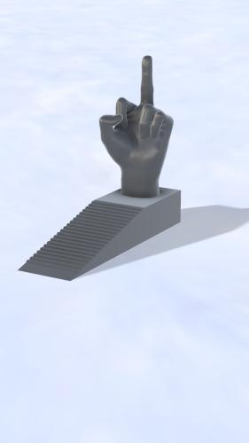 Middle Finger Door Stopper