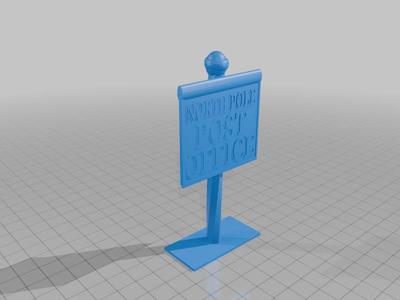 North Pole Post Office Signs