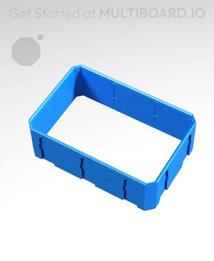 3x2x1 - Topped Multipoint Rail - Pop-In Multibin Shell Extension