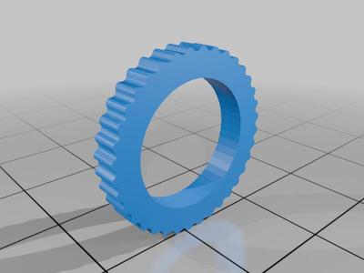 Rubber drive wheel for Apple Imagewriter II  printer colour ribbon  cartridge 