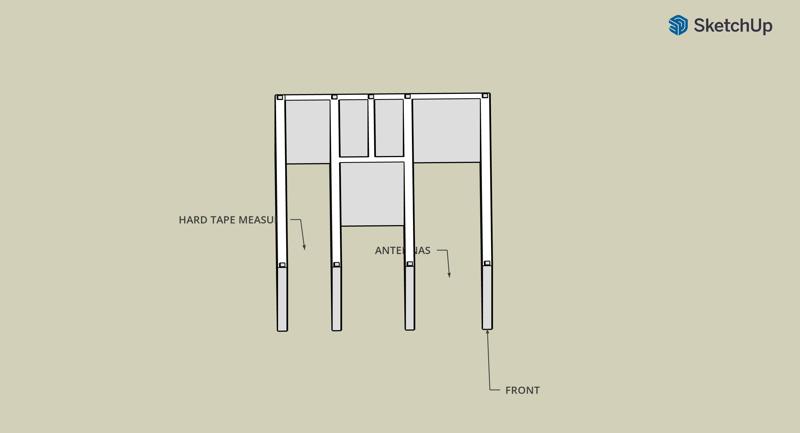 Pelican Case - Organiser for 2" Tape, Gear Ties & Tape Measure