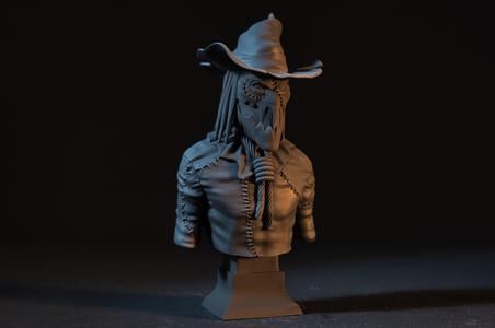 Scarecrow Bust (Pre-Supported)
