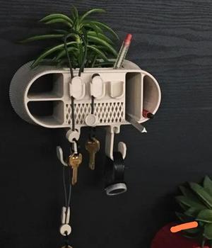 Organizador con maceta