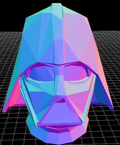 Low-Poly Darth Vader Helmet!