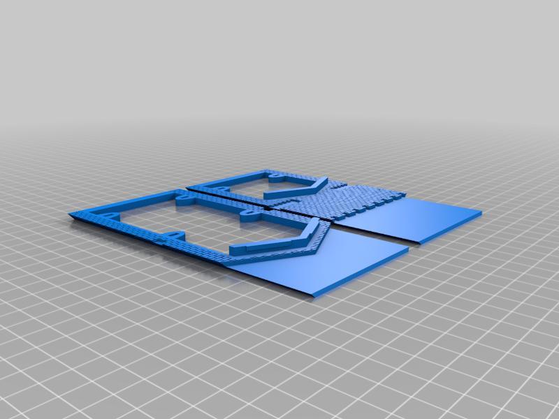 H0 scale model German train railway station Bahnhof Nebenbahn Brandenburg