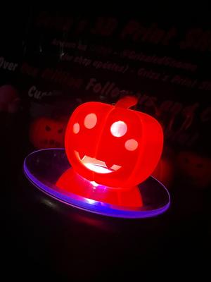 Tea light Jack o Lantern - Spidey