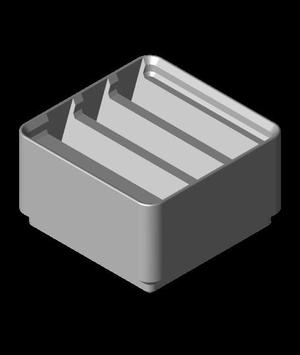 Gridfinity 3 Popsocket holder