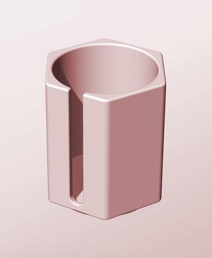 CH68-90-S Stacking slotted component box bin for makers