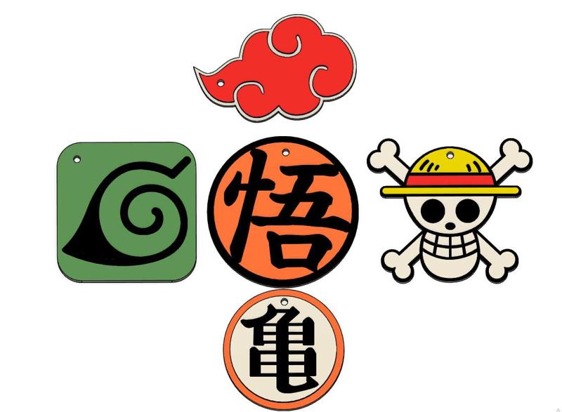 Anime logo / keychain