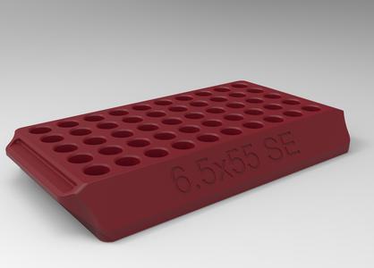 6.5x55 SE Reloading Block