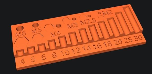 Easy on the Eyes Screw/Bolt Sorter Tray