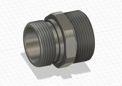 Greywaterpump thread adapter