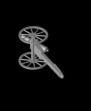 1/87 Scale American Civil War Cannon M1857.stl
