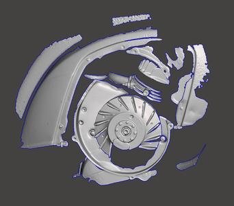 Vespa Engine Case (sample 3D scan with Creality Raptor)