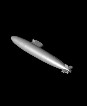 1/350 Scale SS 580 USS Barbel Class.stl