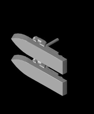1/1250 Scale USN YP-676 Yard patrol boats (2).stl