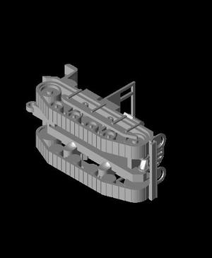 1/87 Scale M2 Clettrac Tractor.stl