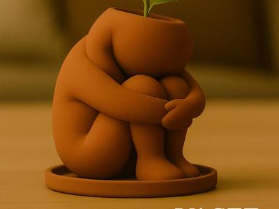 Human Face Planter – Modern Artistic Decor
